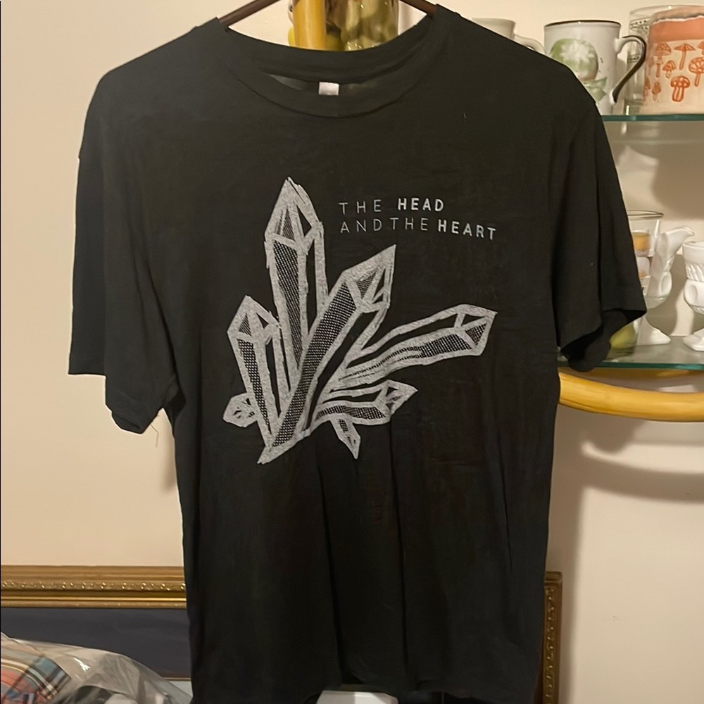 The Next Level Apparel Black Graphic Men's T-Shirt with Crystal Design 000584
